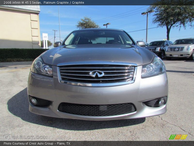 Platinum Graphite / Graphite 2008 Infiniti M 45 S Sedan