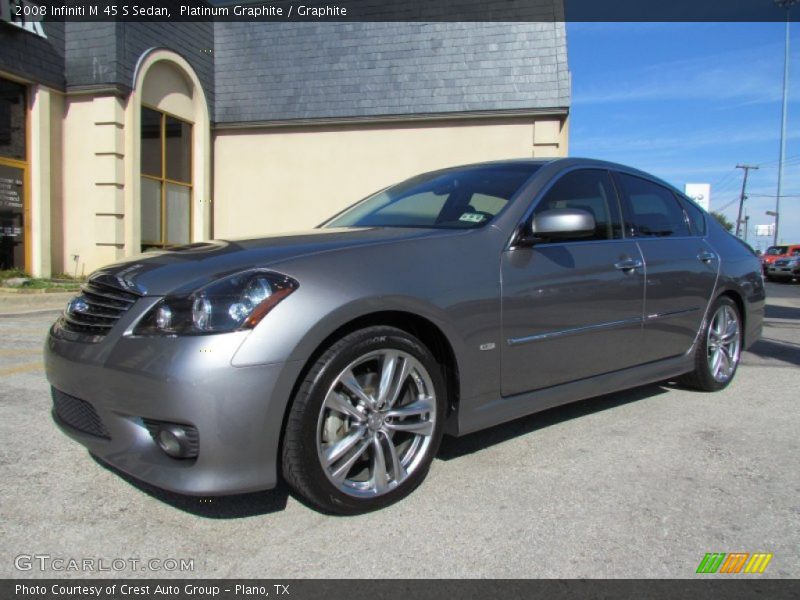 Platinum Graphite / Graphite 2008 Infiniti M 45 S Sedan