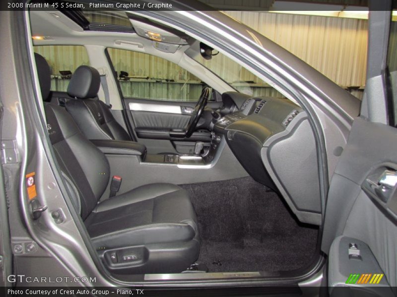 Platinum Graphite / Graphite 2008 Infiniti M 45 S Sedan