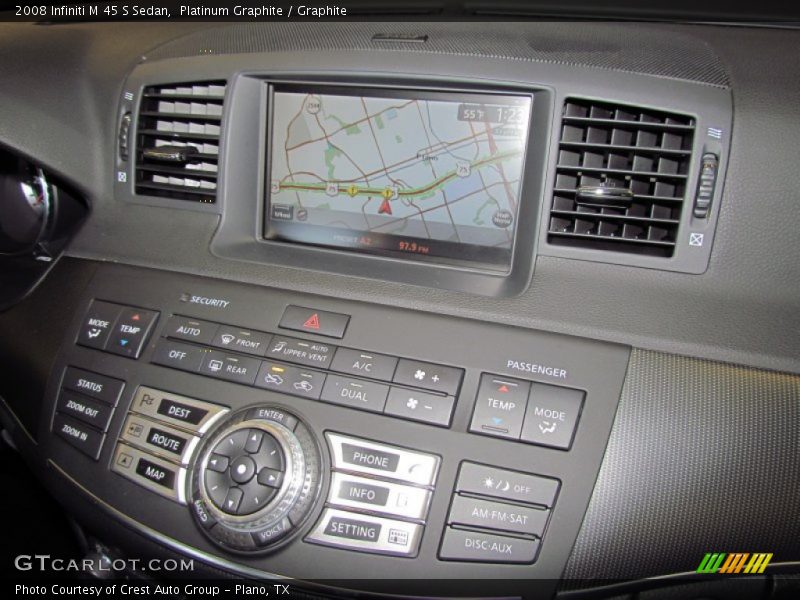 Platinum Graphite / Graphite 2008 Infiniti M 45 S Sedan