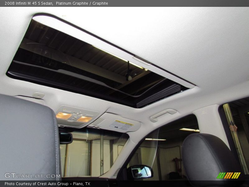 Platinum Graphite / Graphite 2008 Infiniti M 45 S Sedan