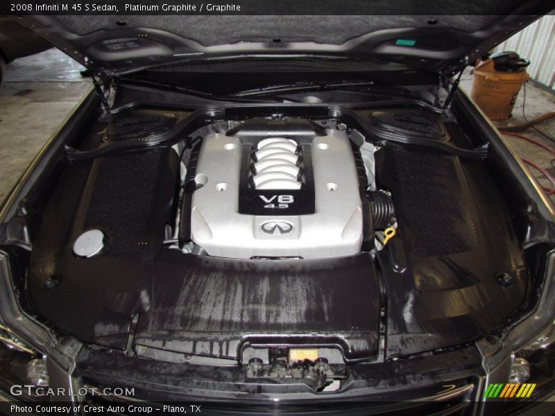 Platinum Graphite / Graphite 2008 Infiniti M 45 S Sedan