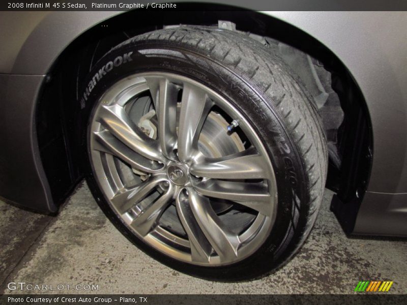 Platinum Graphite / Graphite 2008 Infiniti M 45 S Sedan