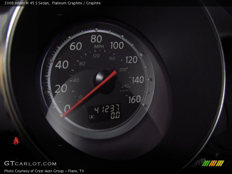 Platinum Graphite / Graphite 2008 Infiniti M 45 S Sedan