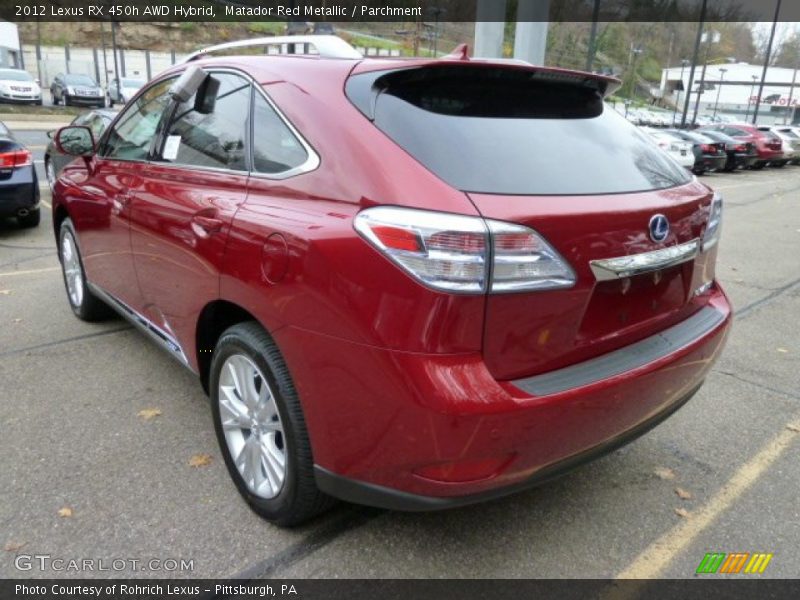  2012 RX 450h AWD Hybrid Matador Red Metallic