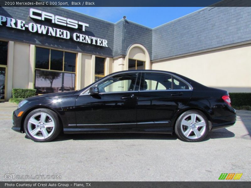 Black / Black 2010 Mercedes-Benz C 300 Sport
