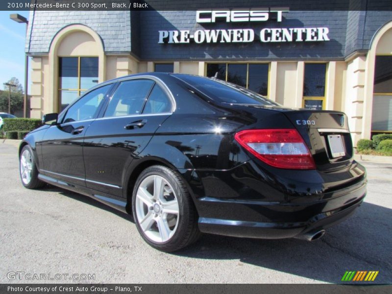Black / Black 2010 Mercedes-Benz C 300 Sport