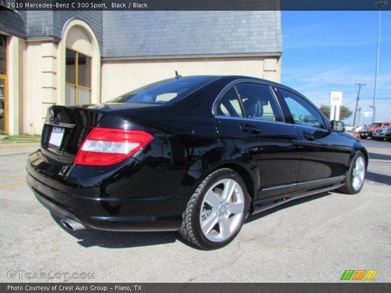 Black / Black 2010 Mercedes-Benz C 300 Sport