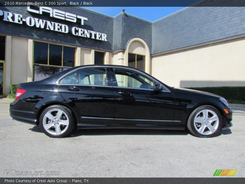 Black / Black 2010 Mercedes-Benz C 300 Sport