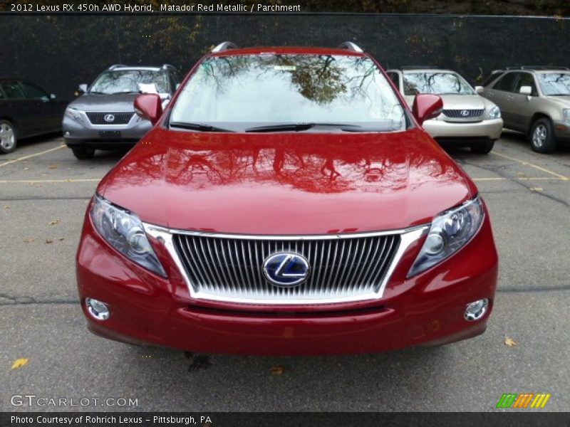  2012 RX 450h AWD Hybrid Matador Red Metallic