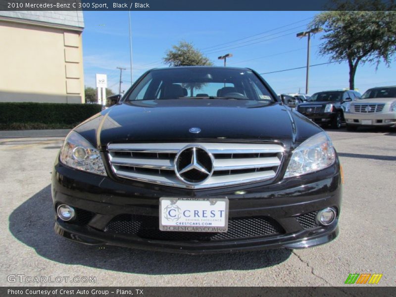 Black / Black 2010 Mercedes-Benz C 300 Sport