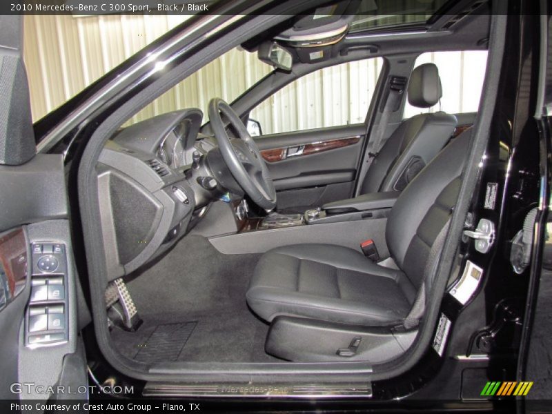 Black / Black 2010 Mercedes-Benz C 300 Sport
