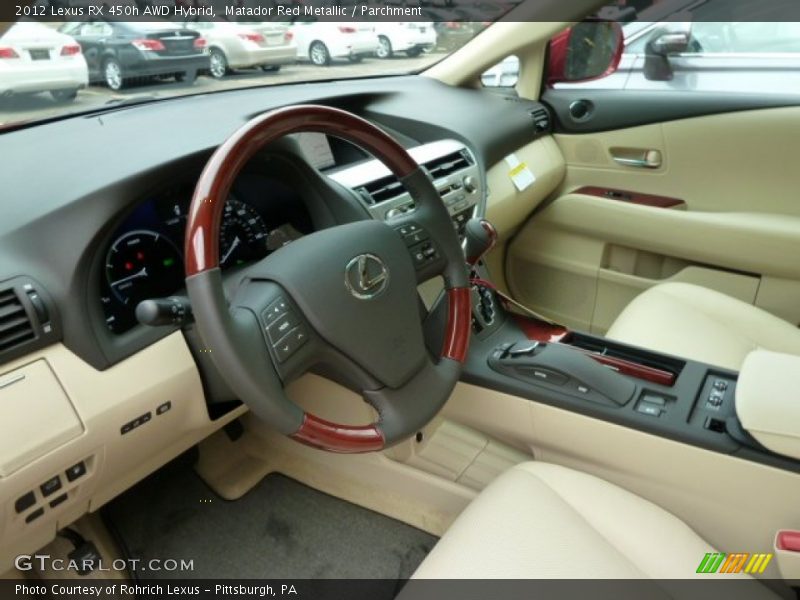Parchment Interior - 2012 RX 450h AWD Hybrid 
