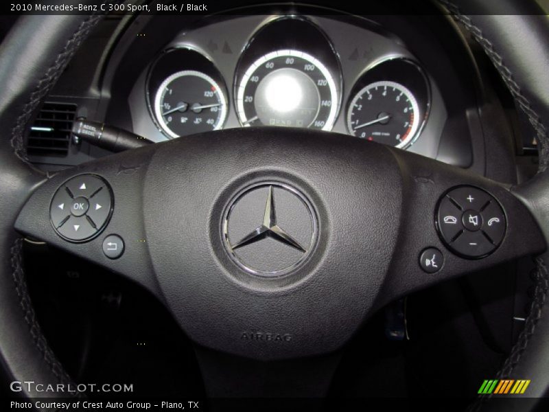 Black / Black 2010 Mercedes-Benz C 300 Sport