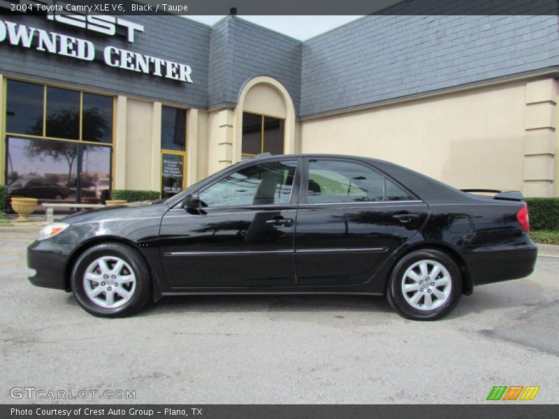 Black / Taupe 2004 Toyota Camry XLE V6