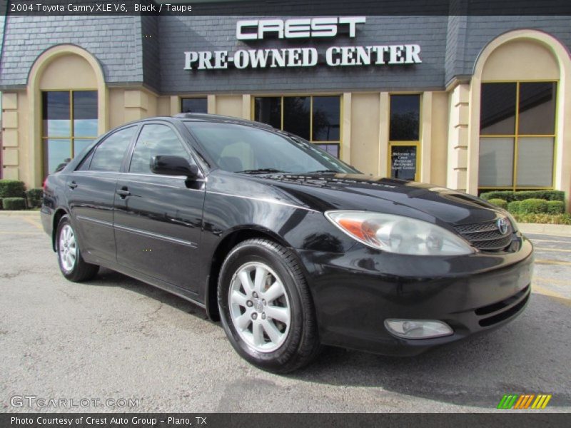 Black / Taupe 2004 Toyota Camry XLE V6