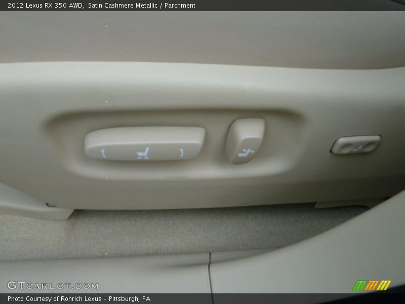 Satin Cashmere Metallic / Parchment 2012 Lexus RX 350 AWD