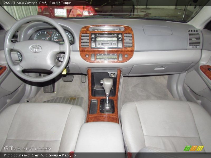 Black / Taupe 2004 Toyota Camry XLE V6