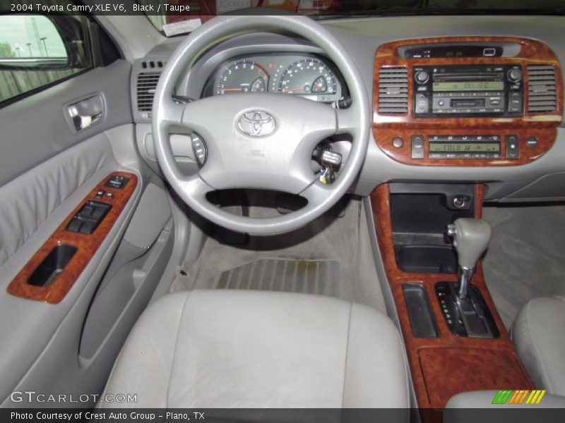 Black / Taupe 2004 Toyota Camry XLE V6