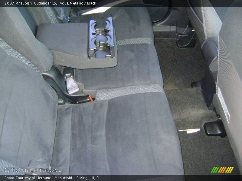 Aqua Metallic / Black 2007 Mitsubishi Outlander LS