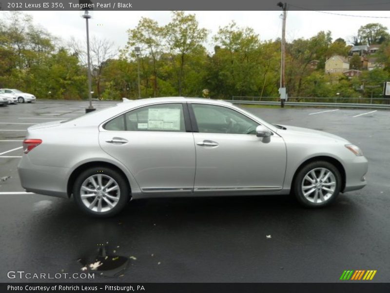 Tungsten Pearl / Black 2012 Lexus ES 350