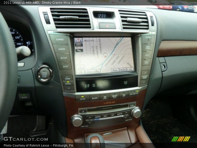 Controls of 2011 LS 460 AWD