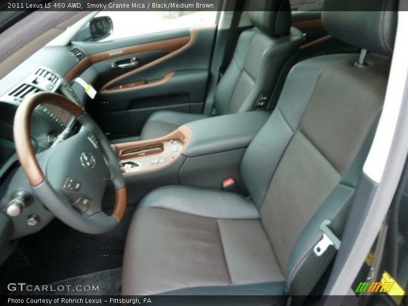  2011 LS 460 AWD Black/Medium Brown Interior