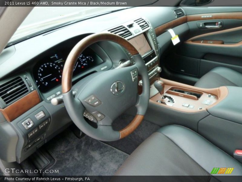 Black/Medium Brown Interior - 2011 LS 460 AWD 