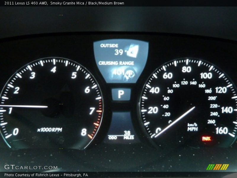  2011 LS 460 AWD 460 AWD Gauges