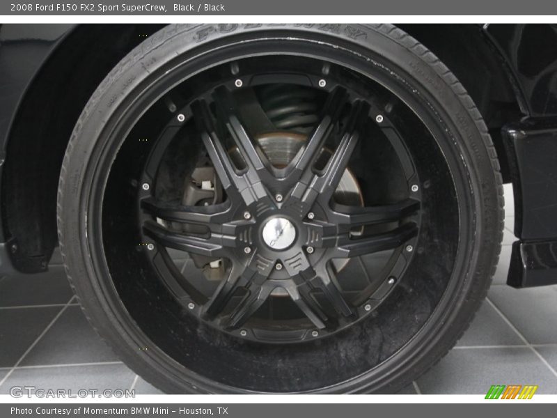 Custom Wheels of 2008 F150 FX2 Sport SuperCrew