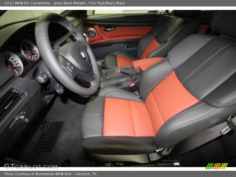  2012 M3 Convertible Fox Red/Black/Black Interior