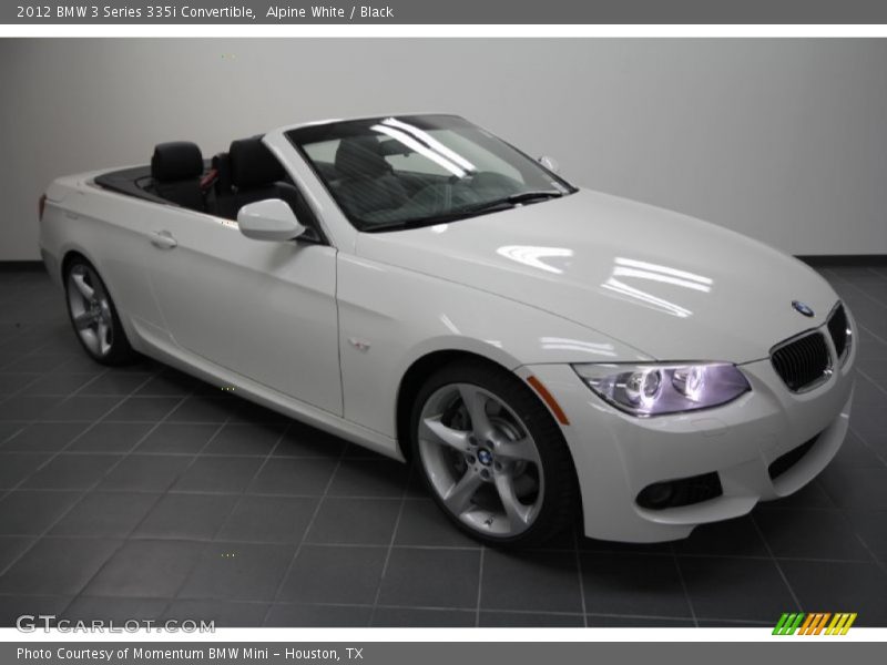 Alpine White / Black 2012 BMW 3 Series 335i Convertible