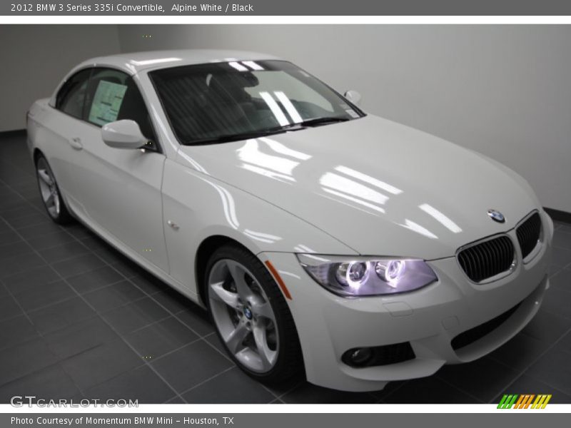 Front 3/4 View of 2012 3 Series 335i Convertible