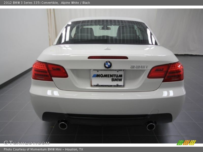 Alpine White / Black 2012 BMW 3 Series 335i Convertible