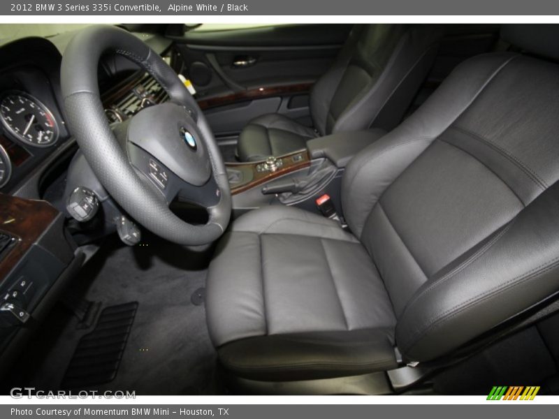 Alpine White / Black 2012 BMW 3 Series 335i Convertible