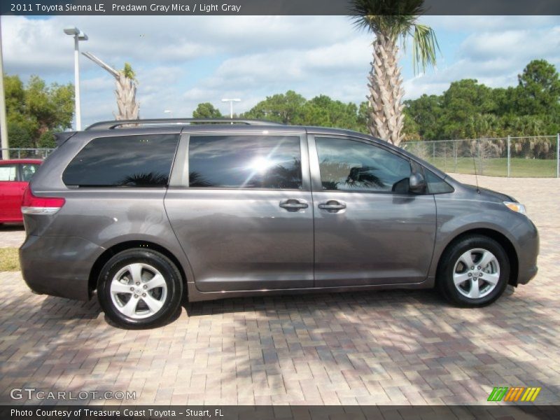 Predawn Gray Mica / Light Gray 2011 Toyota Sienna LE