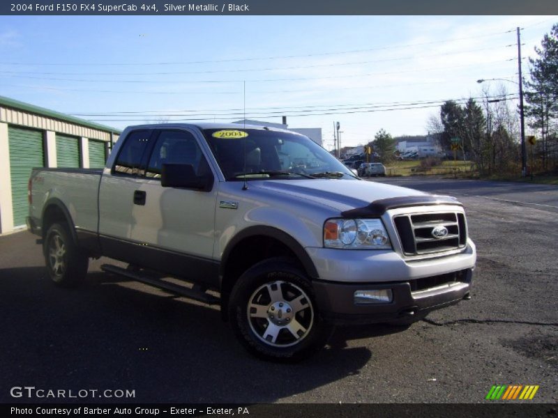 Silver Metallic / Black 2004 Ford F150 FX4 SuperCab 4x4