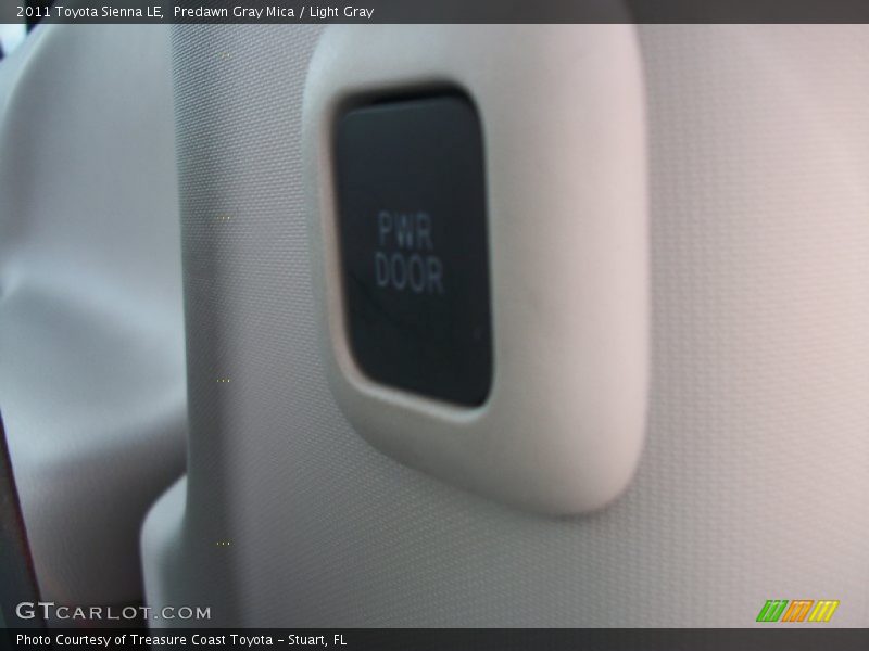 Predawn Gray Mica / Light Gray 2011 Toyota Sienna LE