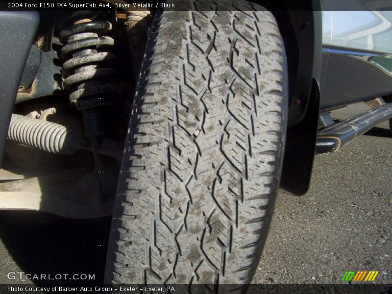 Silver Metallic / Black 2004 Ford F150 FX4 SuperCab 4x4