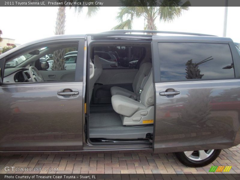 Predawn Gray Mica / Light Gray 2011 Toyota Sienna LE