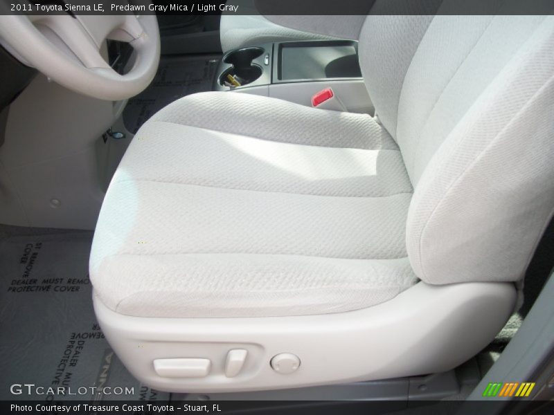 Predawn Gray Mica / Light Gray 2011 Toyota Sienna LE