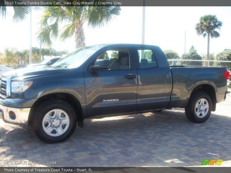 Slate Gray Metallic / Graphite Gray 2010 Toyota Tundra Double Cab