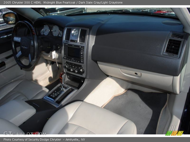 Midnight Blue Pearlcoat / Dark Slate Gray/Light Graystone 2005 Chrysler 300 C HEMI