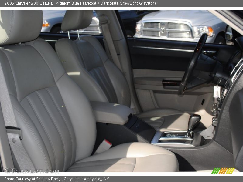 Midnight Blue Pearlcoat / Dark Slate Gray/Light Graystone 2005 Chrysler 300 C HEMI