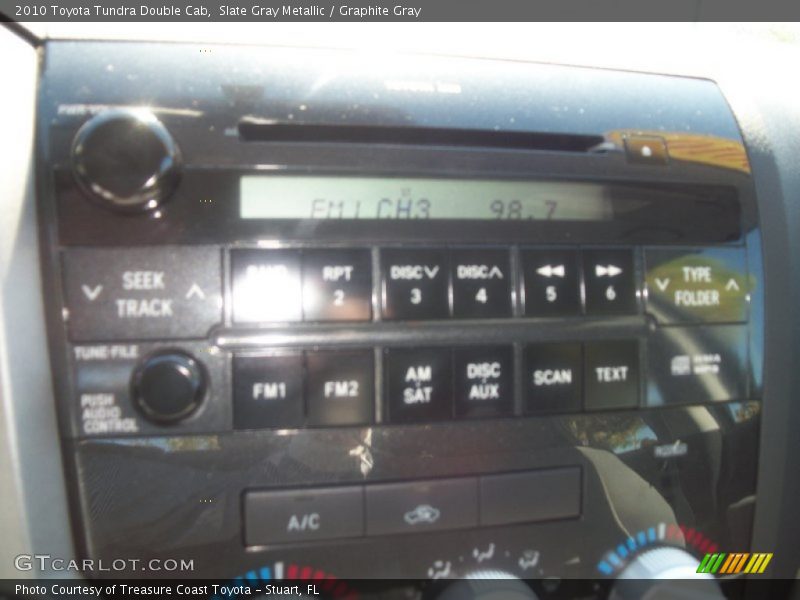 Slate Gray Metallic / Graphite Gray 2010 Toyota Tundra Double Cab