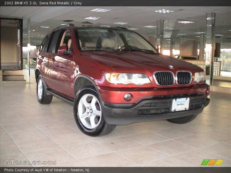 Siena Red Metallic / Grey 2002 BMW X5 3.0i