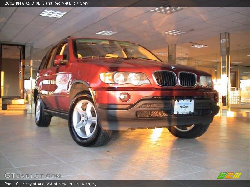 Siena Red Metallic / Grey 2002 BMW X5 3.0i