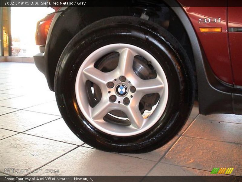 Siena Red Metallic / Grey 2002 BMW X5 3.0i