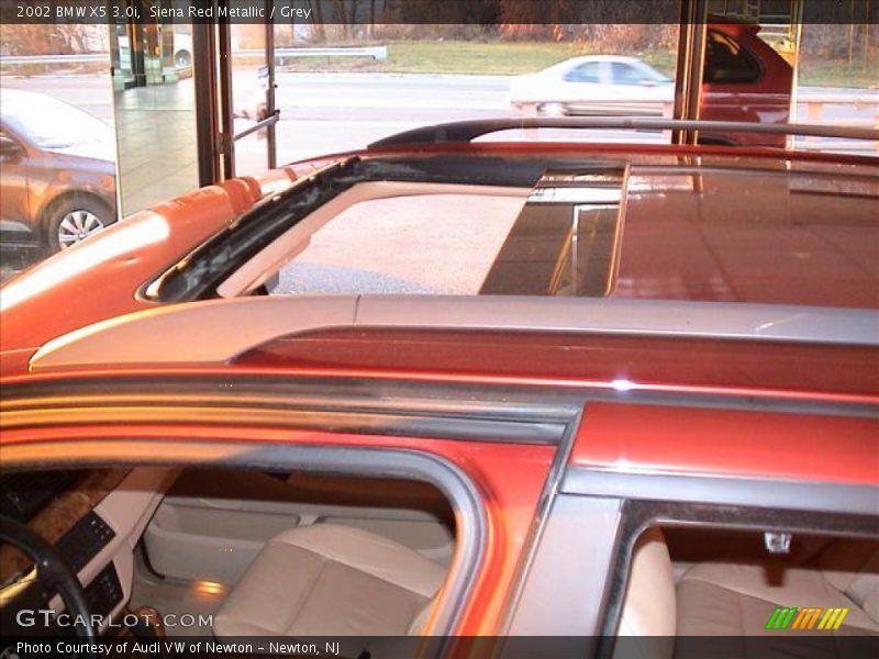Siena Red Metallic / Grey 2002 BMW X5 3.0i