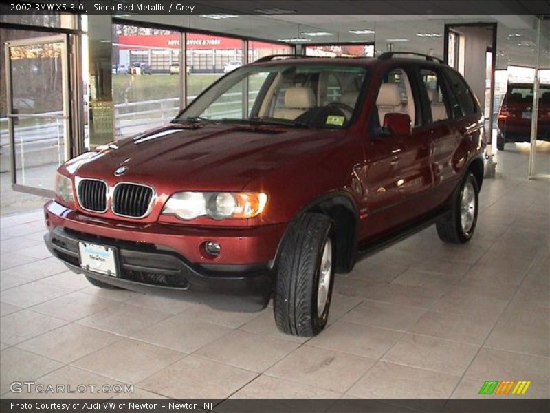 Siena Red Metallic / Grey 2002 BMW X5 3.0i